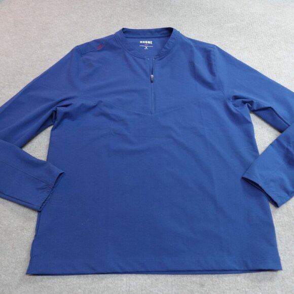 Rhone Sweater Medium Blue 1/4 Zip Blade Collar M19 Approach Air - Picture 2 of 9